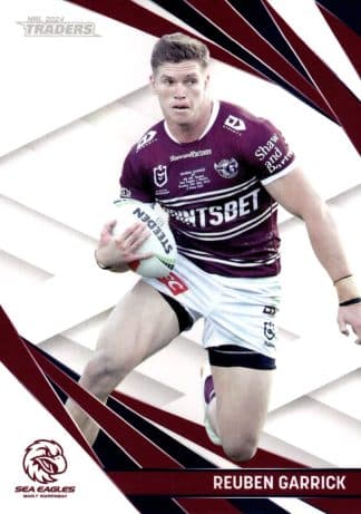 2024 NRL Traders Pearl Specials - PS058 Reuben Garrick Manly Sea Eagles