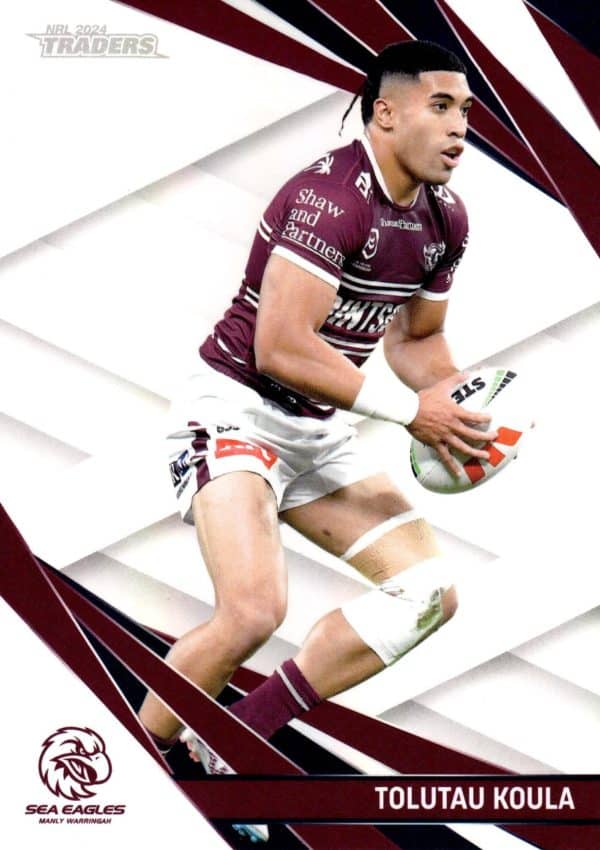 2024 NRL Traders Pearl Specials - PS059 Tolutau Koula Manly Sea Eagles