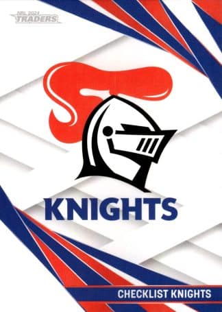 2024 NRL Traders Pearl Specials - PS073 Checklist Newcastle Knights