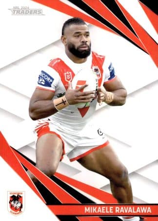 2024 NRL Traders Pearl Specials - PS124 Mikaele Ravalawa St George Dragons