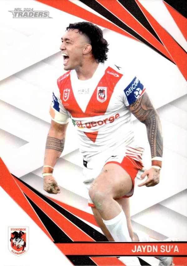 2024 NRL Traders Pearl Specials - PS126 Jaydn Su`a St George Dragons