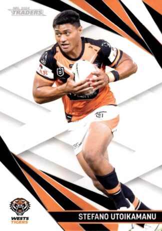 2024 NRL Traders Pearl Specials - PS153 Stefano Utoikamanu Wests Tigers