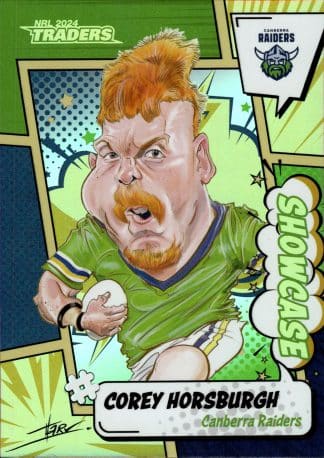2024 NRL Traders Showcase Case Card - SCC03 Corey Horsburgh Canberra Raiders