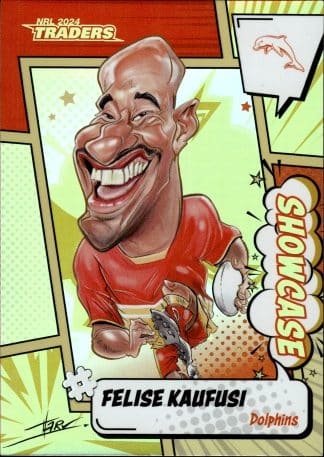 2024 NRL Traders Showcase Case Card - SCC06 Felise Kaufusi Dolphins