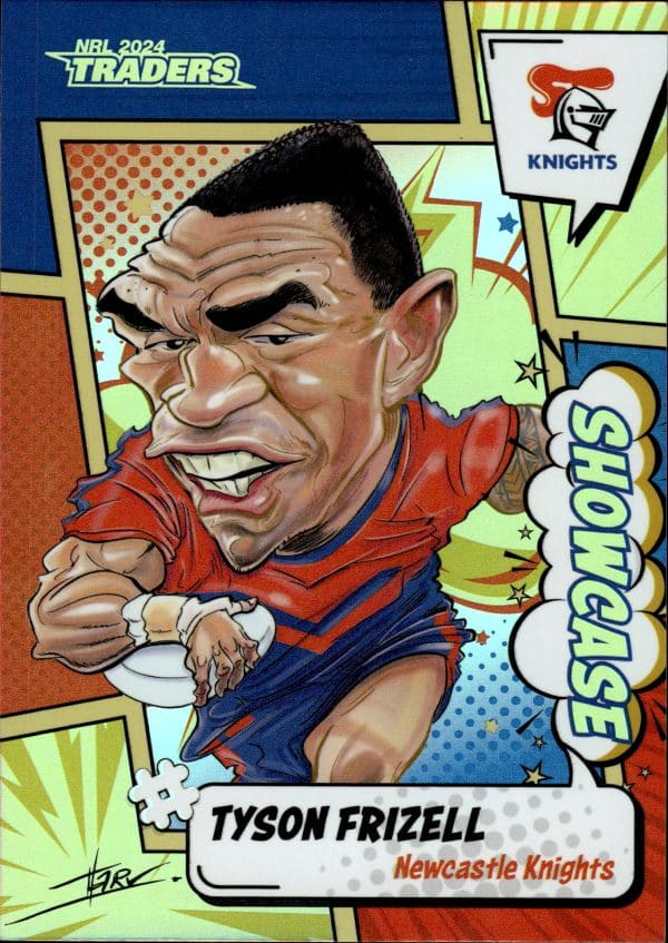 2024 NRL Traders Showcase Case Card - SCC10 Tyson Frizell Newcastle Knights