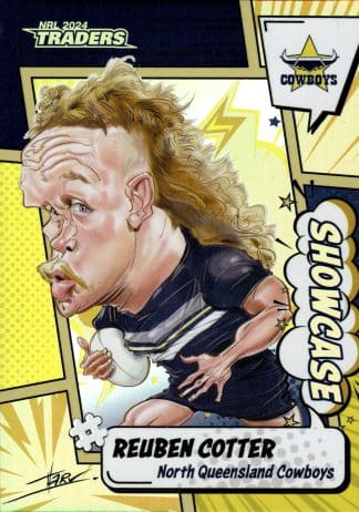 2024 NRL Traders Showcase Case Card - SCC11 Reuben Cotter North QLD Cowboys