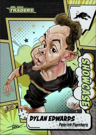 2024 NRL Traders Showcase Case Card - SCC13 Dylan Edwards Penrith Panthers