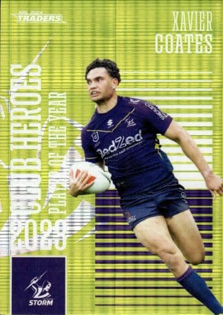 2024 NRL Traders Club Hero Green - CHG12 Xavier Coates Melbourne Storm