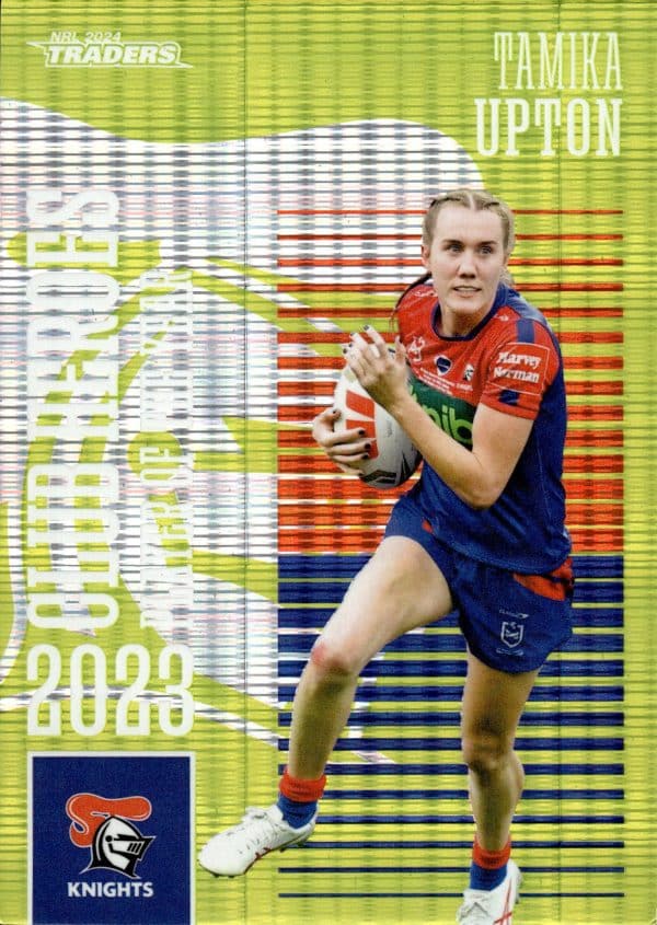 2024 NRL Traders Club Hero Green - CHG14 Tamika Upton Newcastle Knights