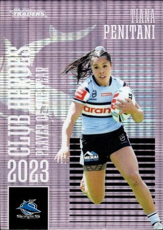 2024 NRL Traders Club Hero Violet - CHV07 Tiana Penitani Cronulla Sharks