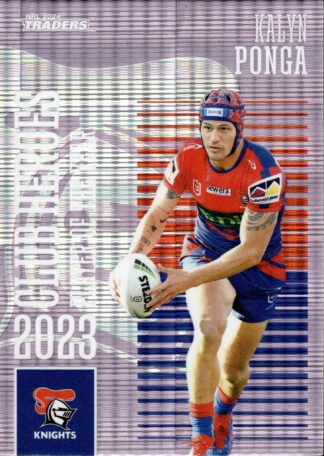 2024 NRL Traders Club Hero Violet - CHV13 Kalyn Ponga Newcastle Knights