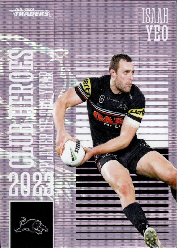 2024 NRL Traders Club Hero Violet - CHV19 Isaah Yeo Penrith Panthers