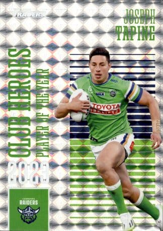 2024 NRL Traders Club Hero Priority - CHP04 Joseph Tapine Canberra Raiders