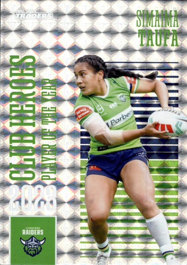2024 NRL Traders Club Hero Priority - CHP06 Simaima Taufa Canberra Raiders