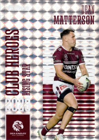 2024 NRL Traders Club Hero Priority - CHP18 Dean Matterson Manly Sea Eagles