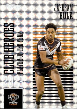 2024 NRL Traders Club Hero Priority - CHP42 Jahream Bula Wests Tigers