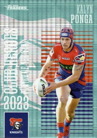 2024 NRL Traders Club Hero Teal - CHT13 Kalyn Ponga Newcastle Knights