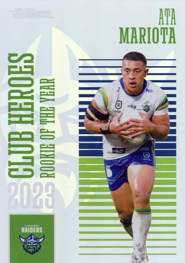 2024 NRL Traders Club Heroes - CH05 Ata Mariota Canberra Raiders