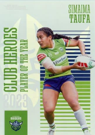 2024 NRL Traders Club Heroes - CH06 Simaima Taufa Canberra Raiders