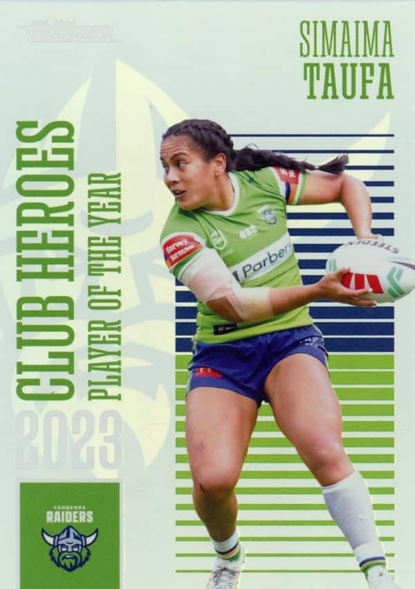 2024 NRL Traders Club Heroes - CH06 Simaima Taufa Canberra Raiders