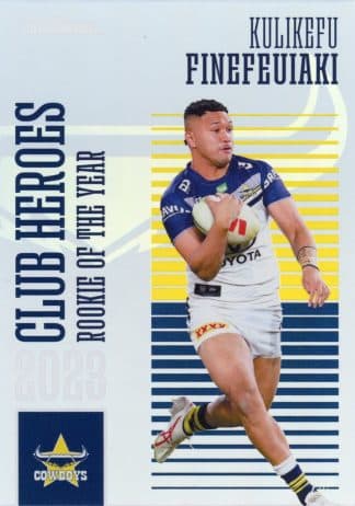 2024 NRL Traders Club Heroes - CH25 Kulikefu Finefeuiaki North QLD Cowboys