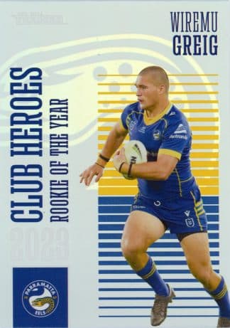 2024 NRL Traders Club Heroes - CH28 Wiremu Greig Parramatta Eels