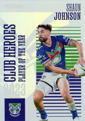 2024 NRL Traders Club Heroes - CH40 Shaun Johnson Warriors