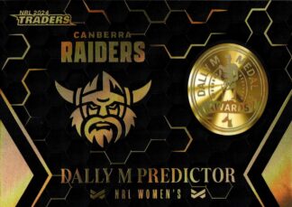 2024 NRL Traders NRLW Dally M Predictor - DMP19 Canberra Raiders