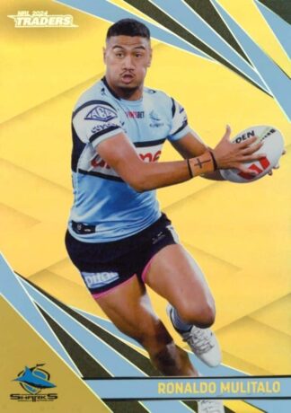2024 NRL Traders Gold Specials - GS033 Ronaldo Mulitalo Cronulla Sharks