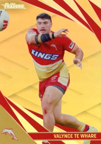 2024 NRL Traders Gold Specials - GS045 Valynce Te Whare Dolphins