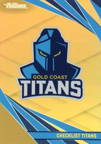 2024 NRL Traders Gold Specials - GS046 Checklist Gold Coast Titans