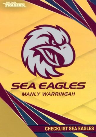 2024 NRL Traders Gold Specials - GS055 Checklist Manly Sea Eagles