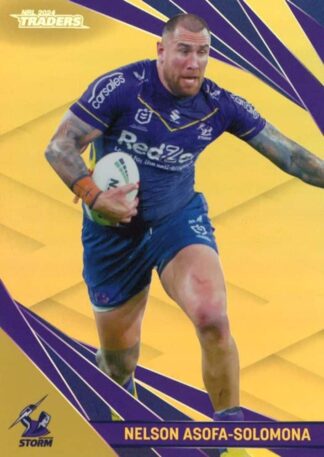 2024 NRL Traders Gold Specials - GS065 Nelson Asofa-Solomona Melbourne Storm