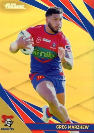 2024 NRL Traders Gold Specials - GS078 Greg Marzhew Newcastle Knights