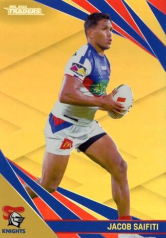 2024 NRL Traders Gold Specials - GS081 Jacob Saifiti Newcastle Knights