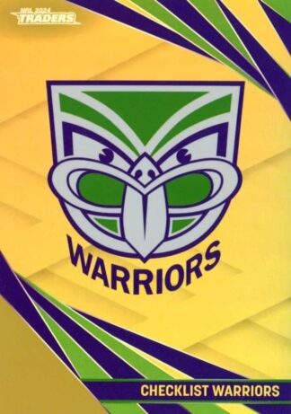 2024 NRL Traders Gold Specials - GS136 Checklist Warriors