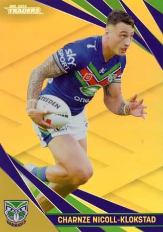 2024 NRL Traders Gold Specials - GS143 Charnze Nicoll-Klokstad Warriors