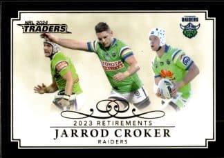 2024 NRL Traders Retirements - R04 Jarrod Croker Canberra Raiders