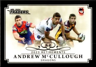 2024 NRL Traders Retirements - R07 Andrew McCullough St George Dragons