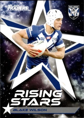 2024 NRL Traders Rising Stars - RS13 Blake Wilson Canterbury Bulldogs