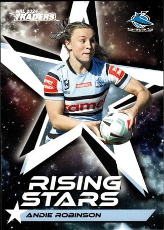 2024 NRL Traders Rising Stars - RS17 Andie Robinson Cronulla Sharks