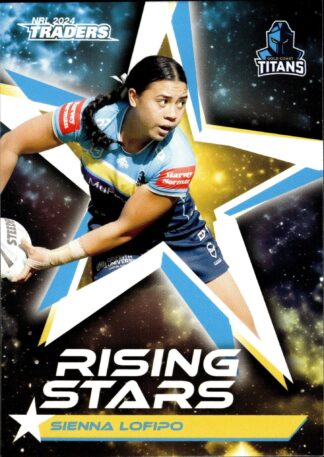 2024 NRL Traders Rising Stars - RS26 Sienna Lofipo Gold Coast Titans