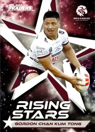 2024 NRL Traders Rising Stars - RS27 Gordon Chan Kum Tong Manly Sea Eagles