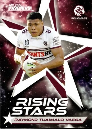 2024 NRL Traders Rising Stars - RS29 Raymond Tuaimalo Vaega Manly Sea Eagles