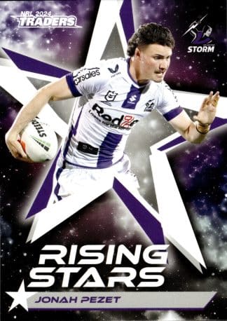 2024 NRL Traders Rising Stars - RS31 Jonah Pezet Melbourne Storm