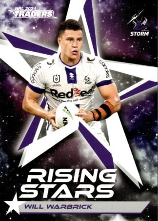 2024 NRL Traders Rising Stars - RS32 Will Warbrick Melbourne Storm