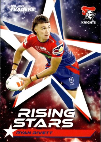 2024 NRL Traders Rising Stars - RS35 Ryan Rivett Newcastle Knights