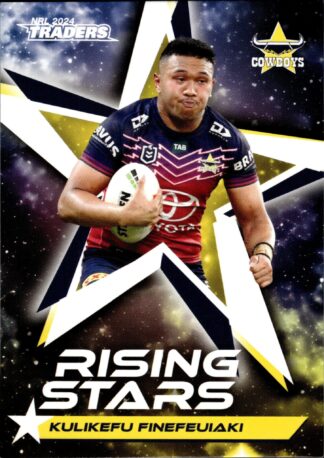 2024 NRL Traders Rising Stars - RS38 KuliKefu Finefeuiaki North QLD Cowboys