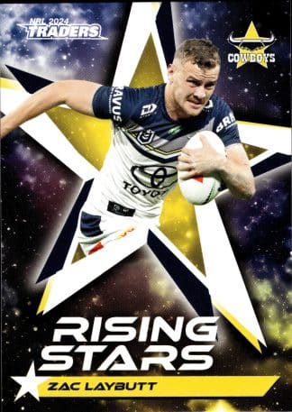 2024 NRL Traders Rising Stars - RS40 Zac Laybutt North QLD Cowboys