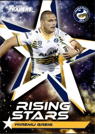 2024 NRL Traders Rising Stars - RS43 Wiremu Greig Parramatta Eels